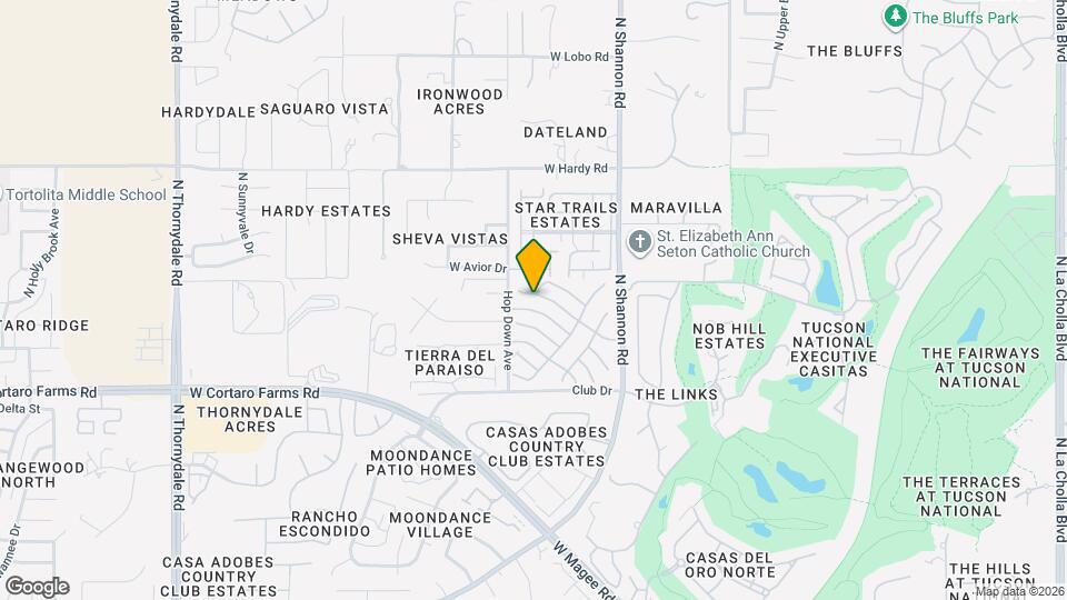 3067 W Country Hill Dr Map and Location Details