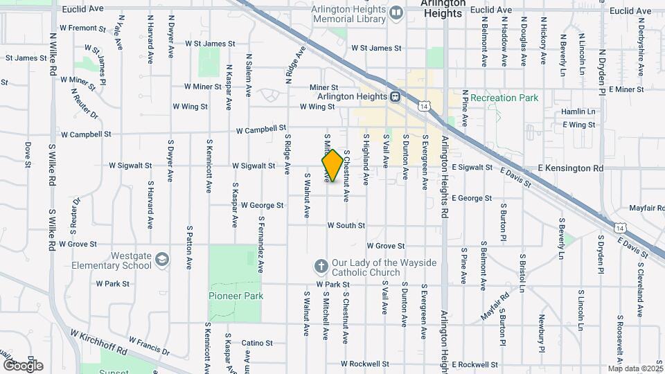 127 S Mitchell Ave Map and Location Details