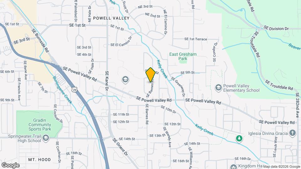 687 SE Barnes Ave Map and Location Details