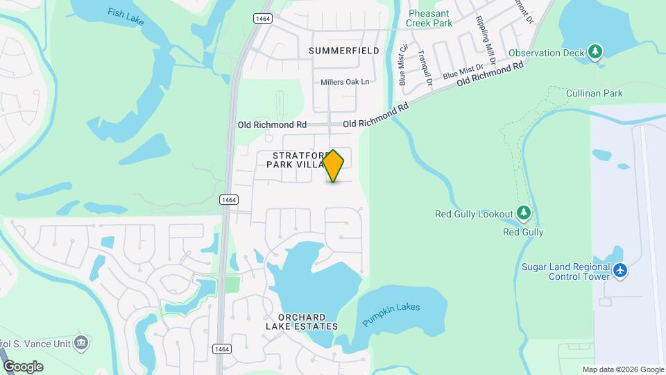 3135 Stratford Bend Dr Map and Location Details