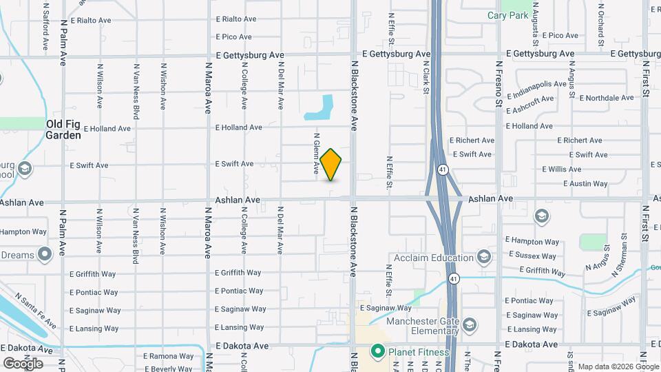 1538 E Austin Way Map and Location Details