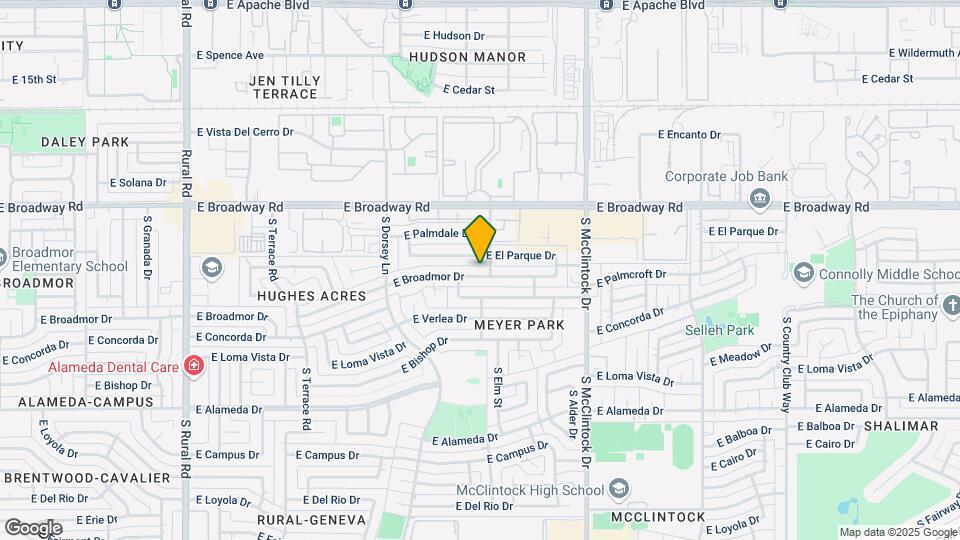 1524 E Broadmor Dr Map and Location Details