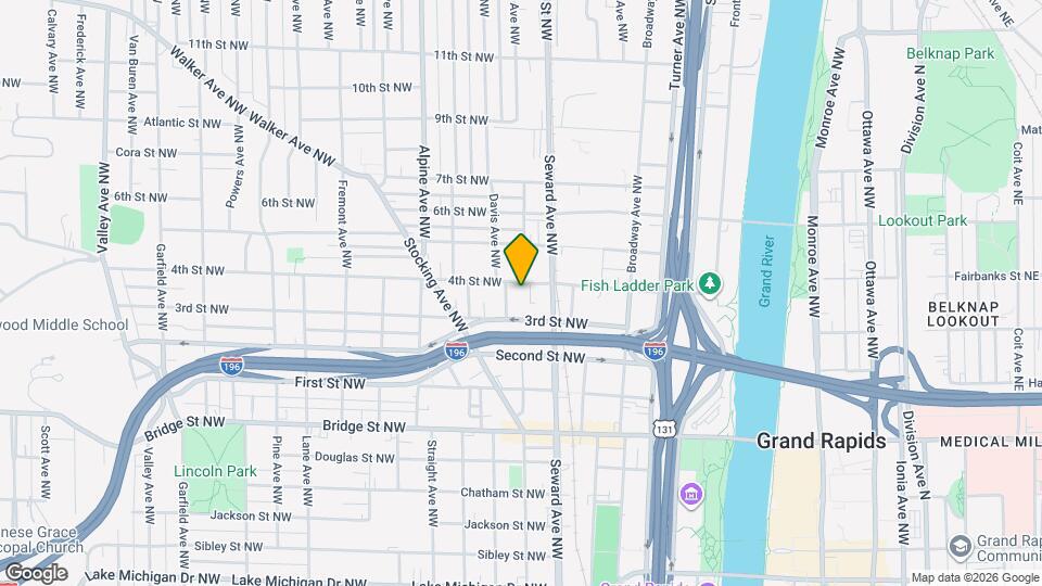 630 4th St NW Map and Location Details
