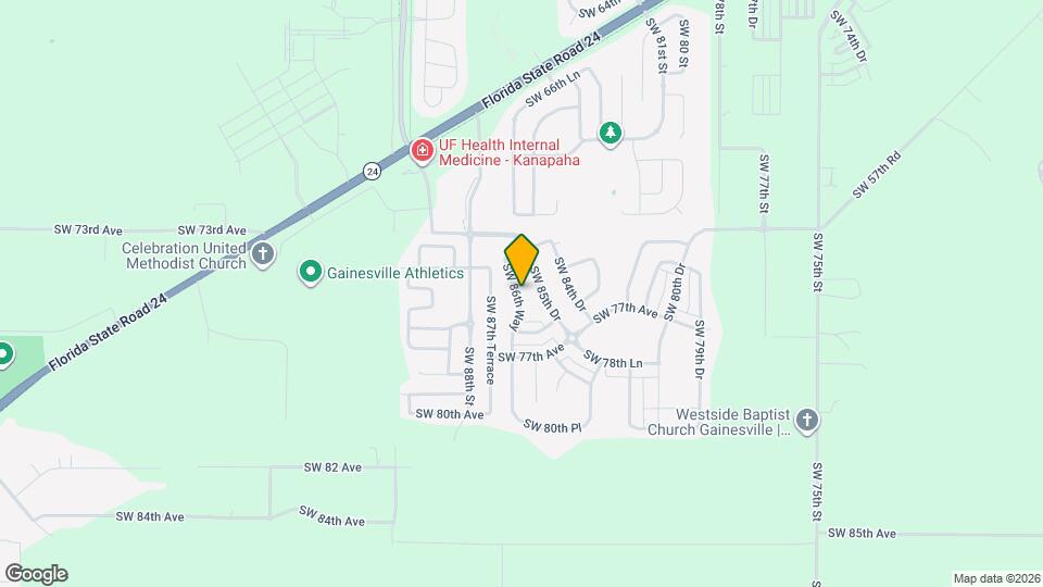 7491 SW 86th Way Map and Location Details