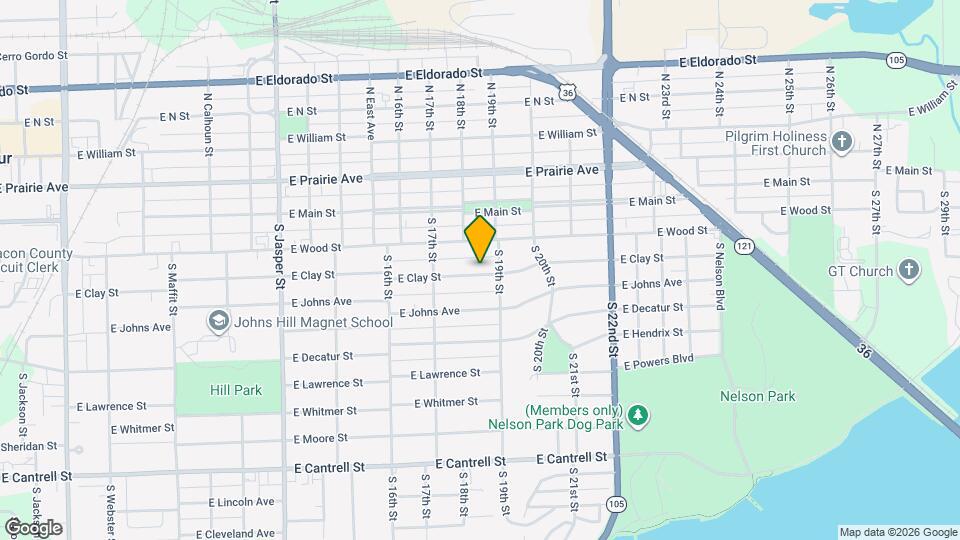 1824 E Clay St Map and Location Details