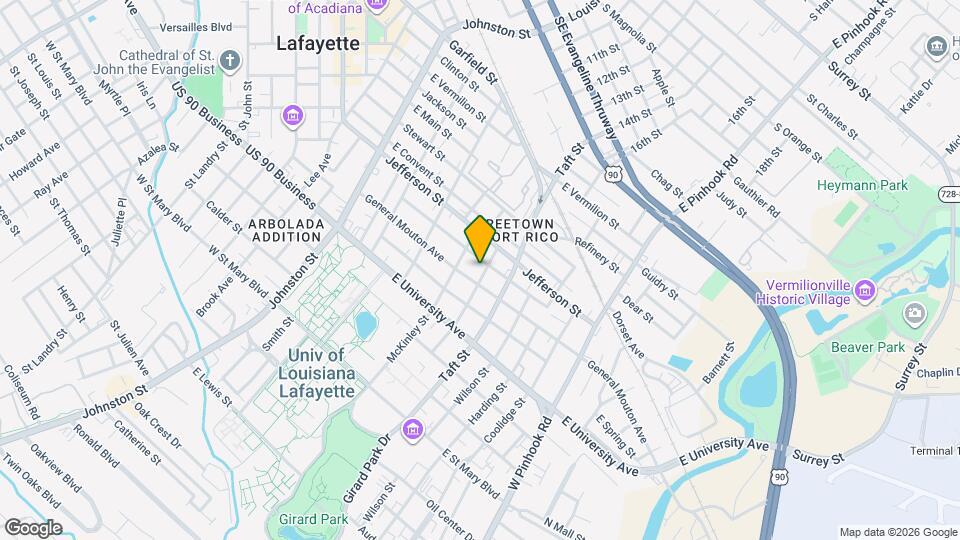 206 Roosevelt St Mapa y Detalles de la Ubicación