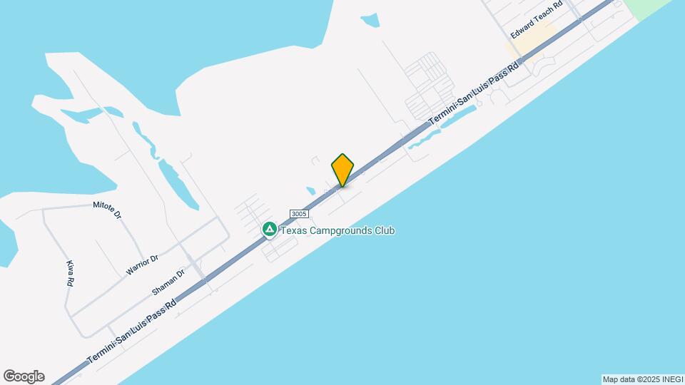 17627 Termini-San Luis Pass Rd Mapa y Detalles de la Ubicación