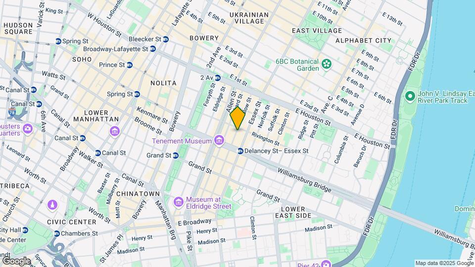 124 Ludlow St Map and Location Details