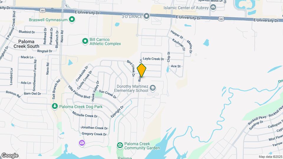 1017 Rivers Creek Ln Map and Location Details