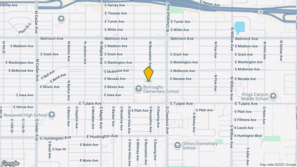 4745 E Illinois Ave Map and Location Details