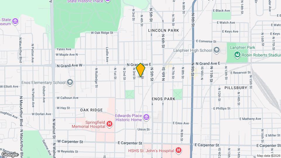 1137 N 4th St Map and Location Details