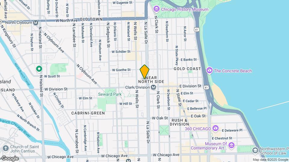 1216 N Lasalle St, Chicago, IL Mapa y Detalles de la Ubicación