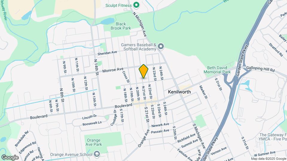 522 Washington Ave-Unit -2 Map and Location Details