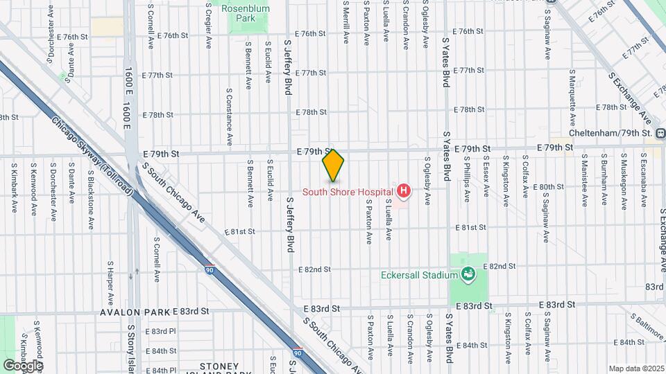 7957 S Clyde Ave Map and Location Details