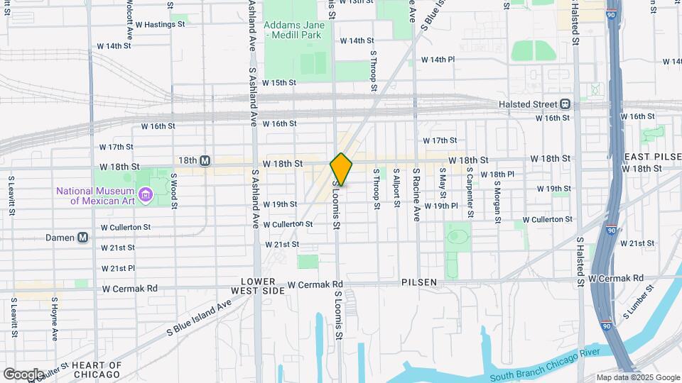 1845 S Loomis St Mapa y Detalles de la Ubicación