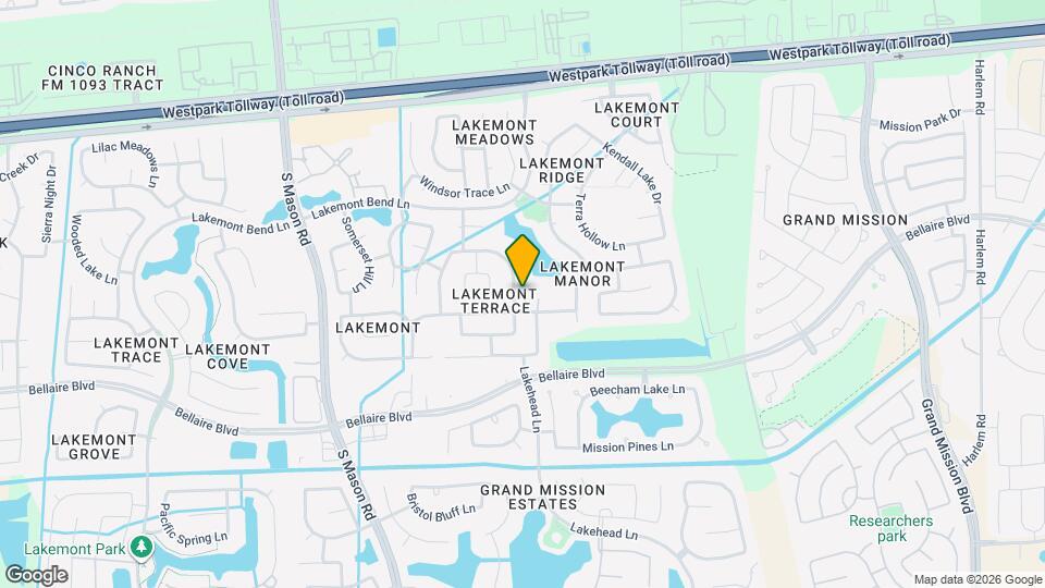 19914 Shore Meadows Ln Map and Location Details