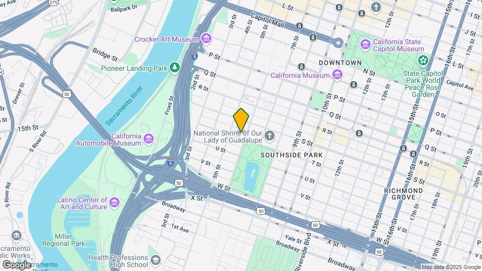 521 T St Mapa y Detalles de la Ubicación