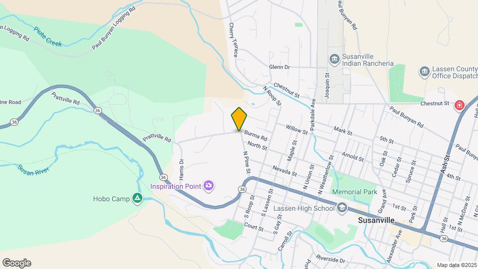 220 N Pine St Map and Location Details