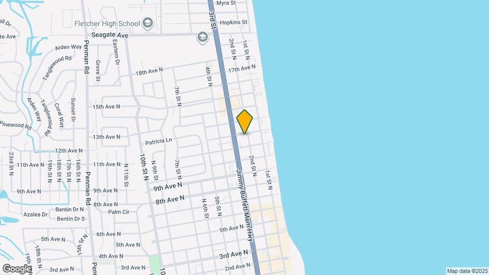 208 12th Ave N, Unit 1 Map and Location Details