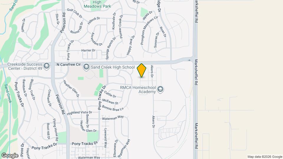 7306 Running Deer Way Map and Location Details
