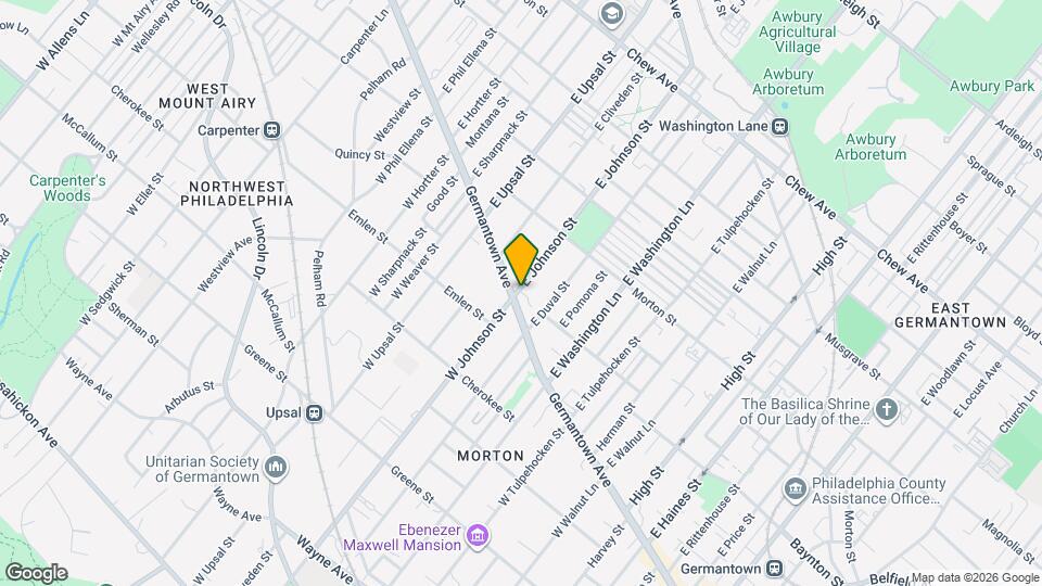 6 E Johnson St, Unit C Map and Location Details