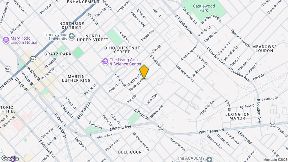 426 E Fifth St Map and Location Details