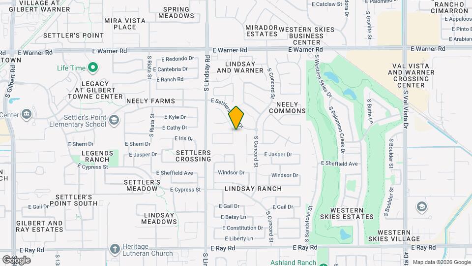 1137 S Hazel St Map and Location Details