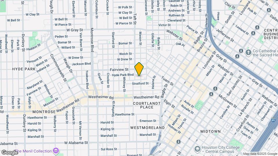 2518 Mason St Map and Location Details
