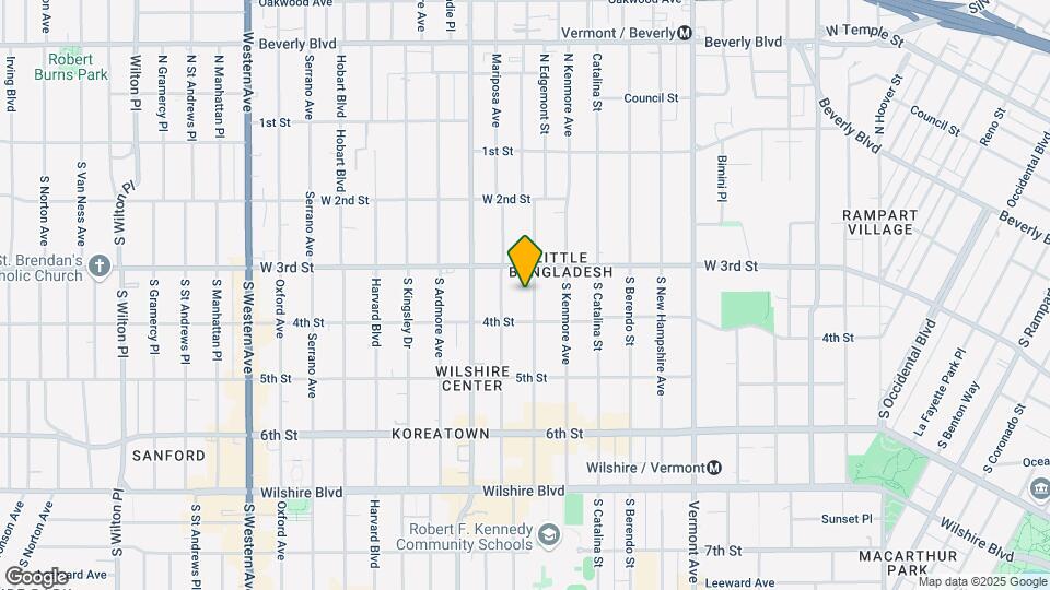 327 S Alexandria Ave Map and Location Details