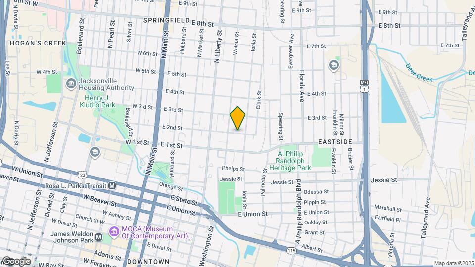 430 E 2nd St Map and Location Details