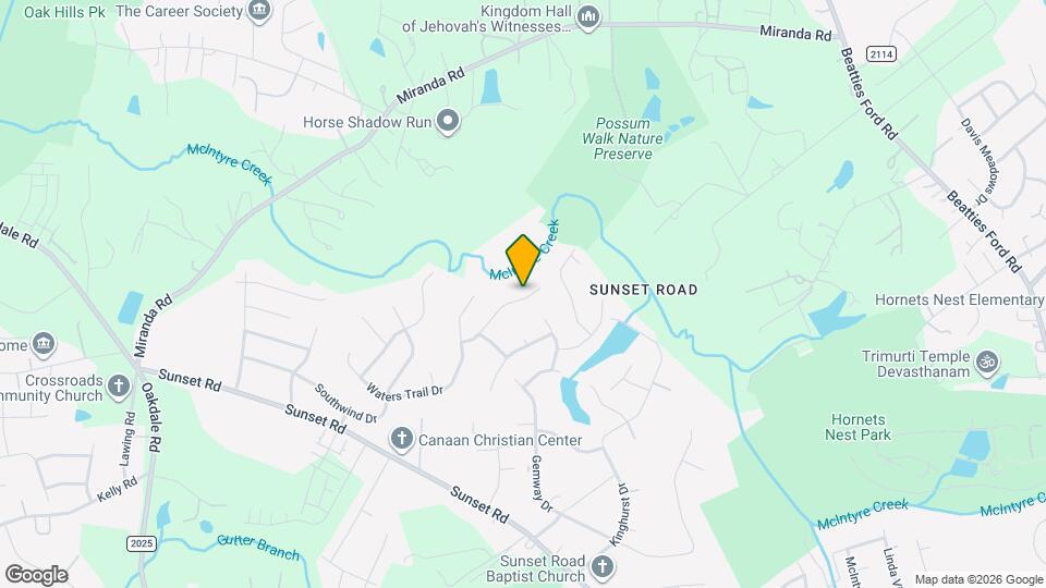 6625 Forest Cross Dr Map and Location Details