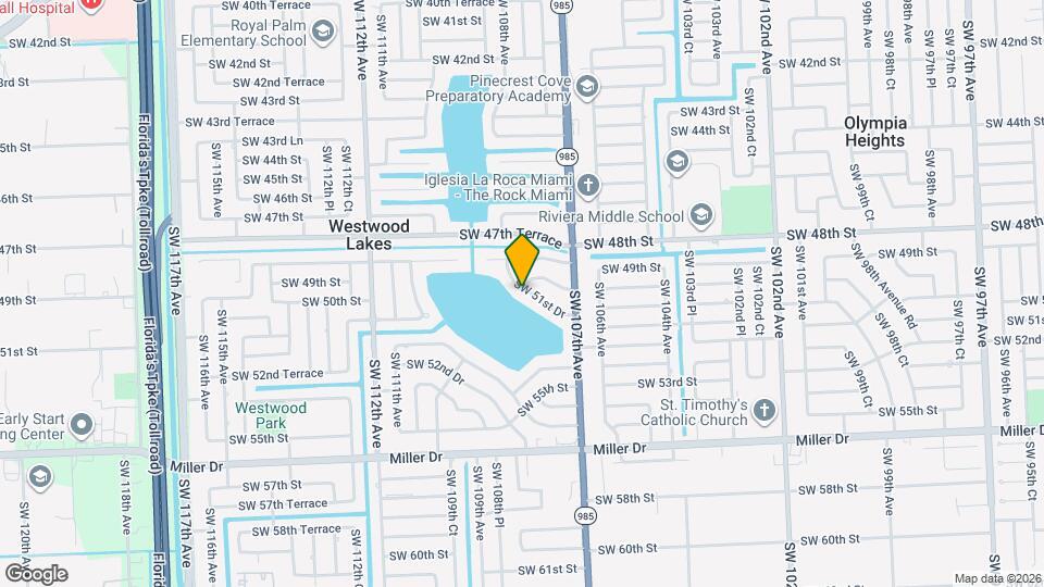 10774 SW 51st Dr Map and Location Details