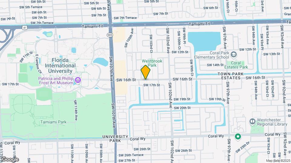10350 SW 16th St Mapa y Detalles de la Ubicación