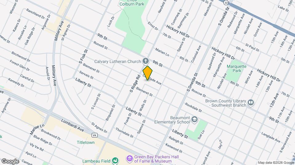 1274 Rockdale St Map and Location Details