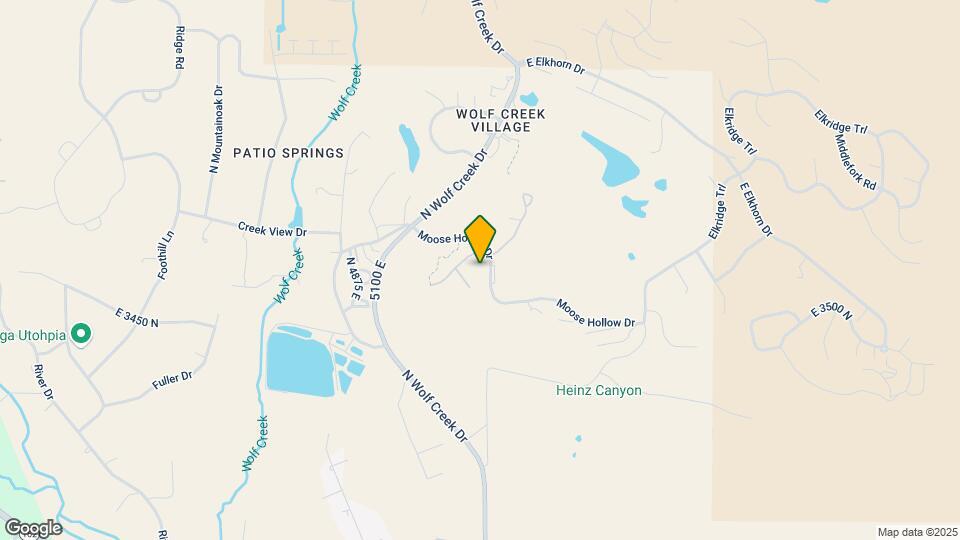 3521 Moose Hollow Dr Map and Location Details