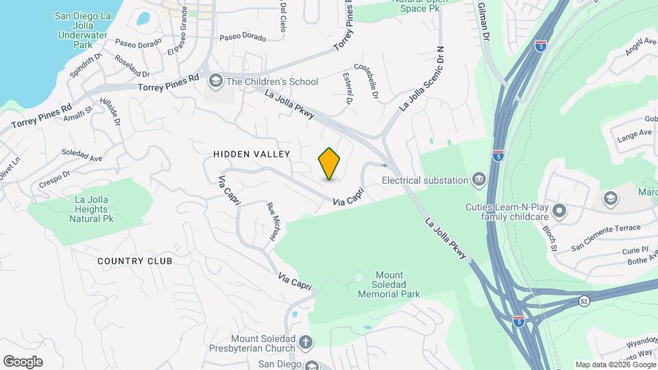 2820 Hidden Valley Rd Map and Location Details