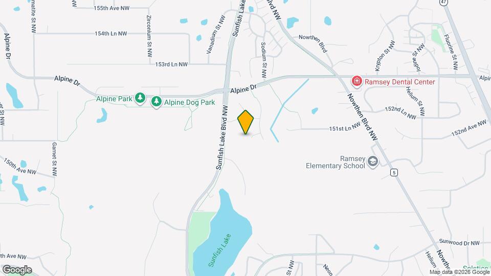 6230 151st Ln NW Mapa y Detalles de la Ubicación