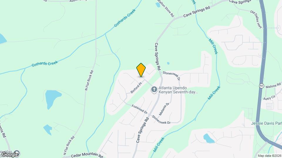 1055 Abercorn Way Map and Location Details