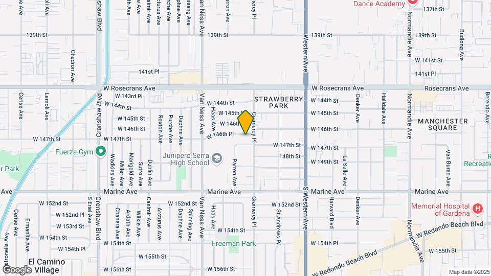 2016 W 146th Pl Map and Location Details