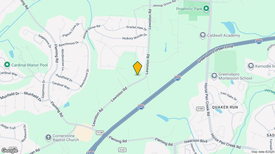 3601 Lewiston Rd Map and Location Details