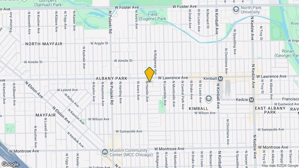 3752 W Giddings St Map and Location Details