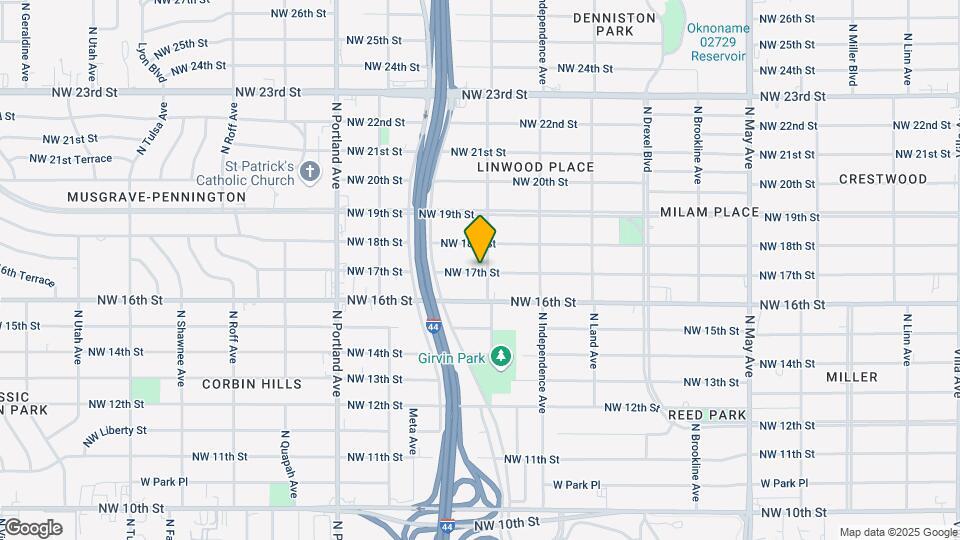 3403 NW 17th St Map and Location Details
