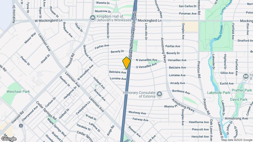 4600 Belclaire Ave Map and Location Details