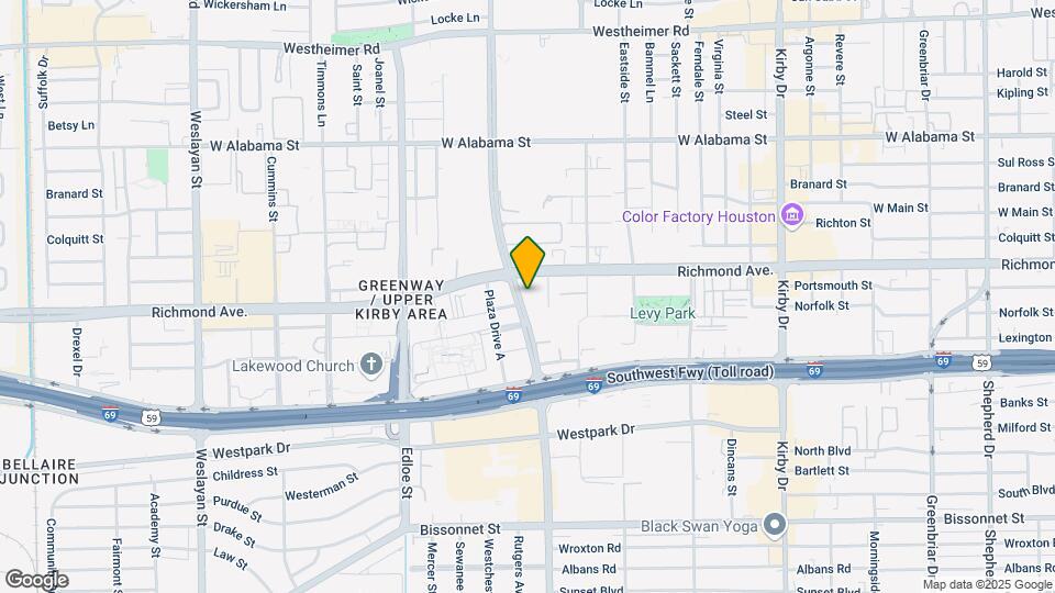 3333 Richmond Ave Map and Location Details