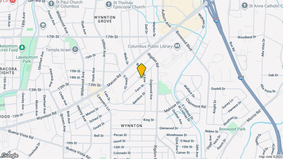 2834 Mimosa St Map and Location Details