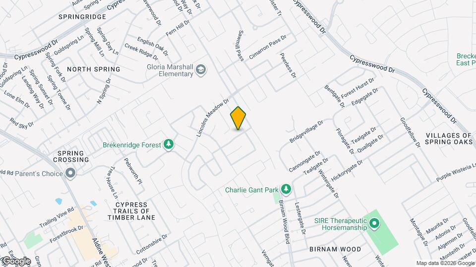 3719 Indigo Forest St Map and Location Details