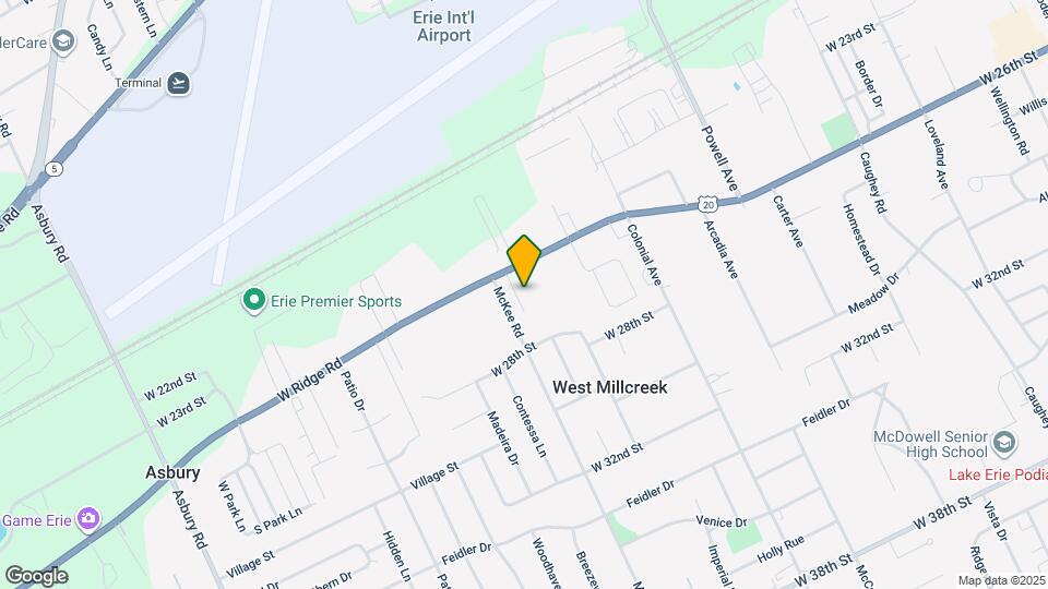 4163 W Ridge Rd Map and Location Details