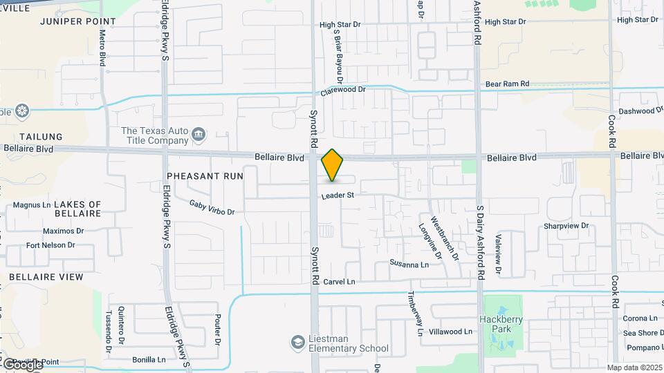 13147 S Bellaire Estates Dr Map and Location Details