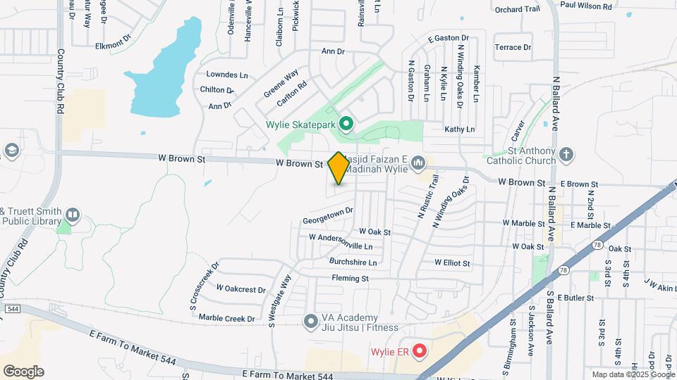 708 Nickelville Ln Map and Location Details