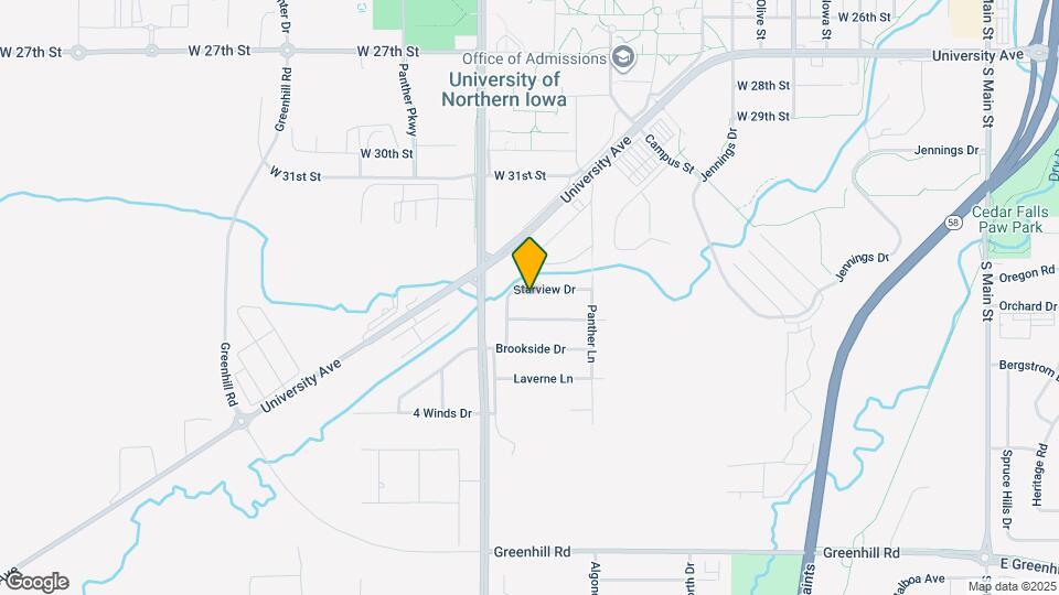 1516 Starview Dr Mapa y Detalles de la Ubicación